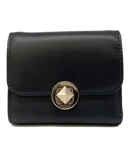 Kate Spade（ケイトスペード）Kate Spade (ケイトスペード) 3つ折り財布 ブラックの古着・服飾アイテム