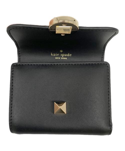 Kate Spade（ケイトスペード）Kate Spade (ケイトスペード) 3つ折り財布 ブラックの古着・服飾アイテム