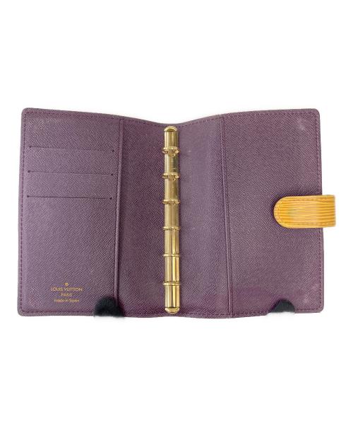 LOUIS VUITTON（ルイ ヴィトン）LOUIS VUITTON (ルイ ヴィトン) アジェンダPM 手帳カバー イエローの古着・服飾アイテム