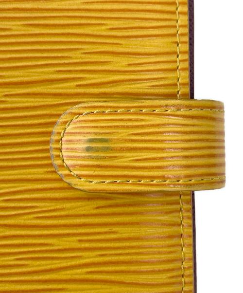 LOUIS VUITTON（ルイ ヴィトン）LOUIS VUITTON (ルイ ヴィトン) アジェンダPM 手帳カバー イエローの古着・服飾アイテム