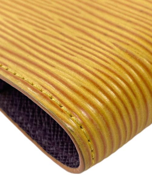 LOUIS VUITTON（ルイ ヴィトン）LOUIS VUITTON (ルイ ヴィトン) アジェンダPM 手帳カバー イエローの古着・服飾アイテム