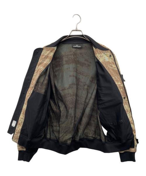 STONE ISLAND（ストーンアイランド）STONE ISLAND (ストーンアイランド) DPM MARL ZIP BOMBER JACKET（ボンバージャケット） 黄緑 サイズ:Lの古着・服飾アイテム