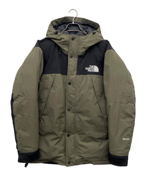 THE NORTH FACE（ザ ノース フェイス）THE NORTH FACE (ザ ノース フェイス) MOUNTAIN DOWN JACKET（マウンテンダウンジャケット） オリーブ×ブラック サイズ:Lの古着・服飾アイテム