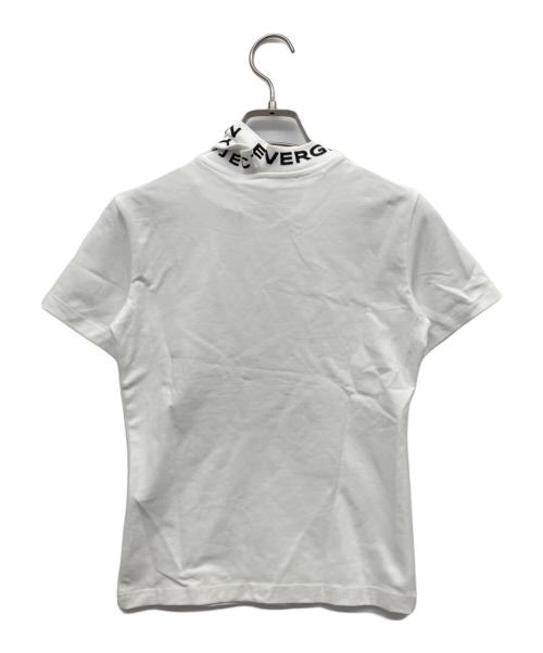 Y/PROJECT（ワイ プロジェクト）Y/PROJECT (ワイ プロジェクト) logo-print collar jersey T-shirt（ロゴプリントカラージャージTシャツ） ホワイト サイズ:Ｍ 未使用品の古着・服飾アイテム