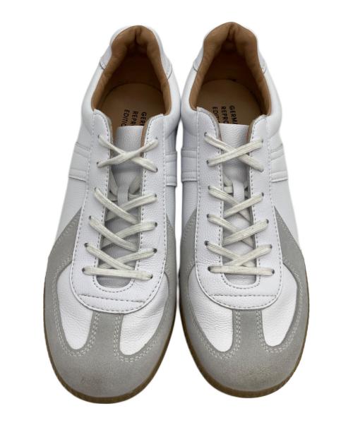 GERMAN TRAINER（ジャーマントレーナー）GERMAN TRAINER (ジャーマントレーナー) REPRODUCTED EDITION MODEL ホワイト×グレー サイズ:42の古着・服飾アイテム