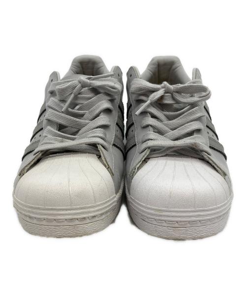 adidas（アディダス）adidas (アディダス) スーパースター ブースト グレー×ホワイト サイズ:27.5の古着・服飾アイテム