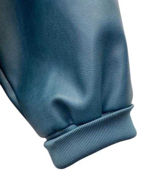 BACKERS（バッカーズ）BACKERS (バッカーズ) スタジャン スカイブルー×ホワイト サイズ:Lの古着・服飾アイテム