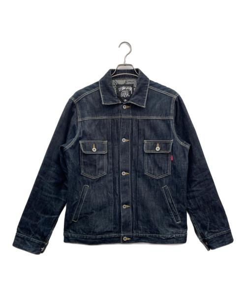 stussy（ステューシー）stussy (ステューシー) デニムジャケット インディゴ サイズ:Ｍの古着・服飾アイテム