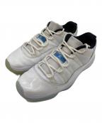 NIKEナイキ）の古着「Air Jordan 11 Low(エアジョーダン11 ロー)」｜ホワイト×ブルー