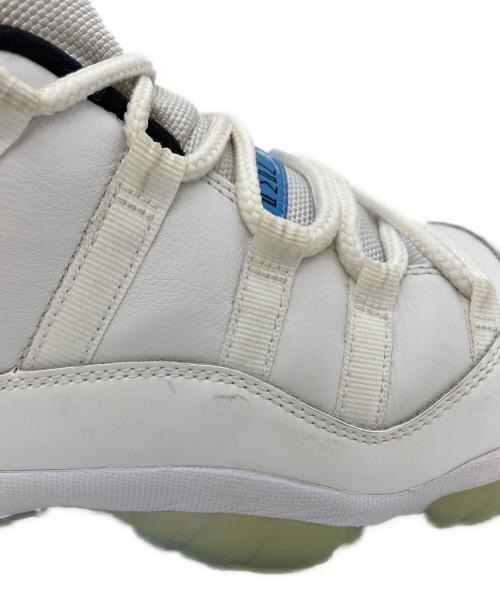 NIKE（ナイキ）NIKE (ナイキ) Air Jordan 11 Low(エアジョーダン11 ロー) ホワイト×ブルー サイズ:27.5の古着・服飾アイテム