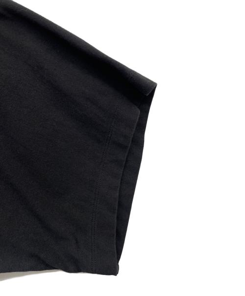 BLAMINK（ブラミンク）BLAMINK (ブラミンク) コットンクルーネックオーバースリーブＴシャツ ブラック サイズ:3の古着・服飾アイテム
