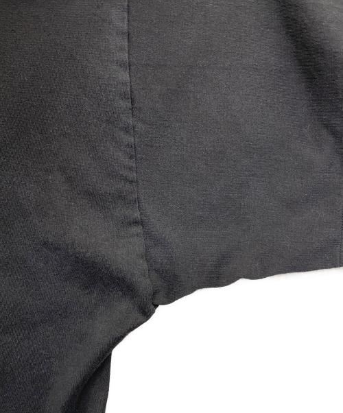 BLAMINK（ブラミンク）BLAMINK (ブラミンク) コットンクルーネックオーバースリーブＴシャツ ブラック サイズ:3の古着・服飾アイテム