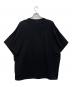 BLAMINK (ブラミンク) コットンクルーネックオーバースリーブＴシャツ ブラック サイズ:3：7000円