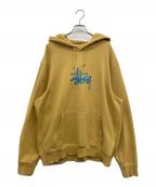 stussyステューシー）の古着「プルオーバーパーカー」｜ブラウン