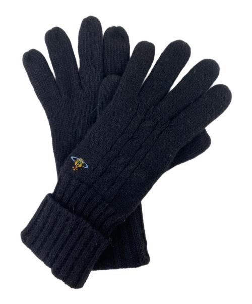 Vivienne Westwood（ヴィヴィアンウエストウッド）Vivienne Westwood (ヴィヴィアンウエストウッド) 手袋 ブラックの古着・服飾アイテム