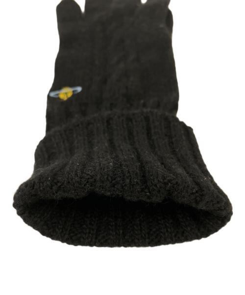 Vivienne Westwood（ヴィヴィアンウエストウッド）Vivienne Westwood (ヴィヴィアンウエストウッド) 手袋 ブラックの古着・服飾アイテム