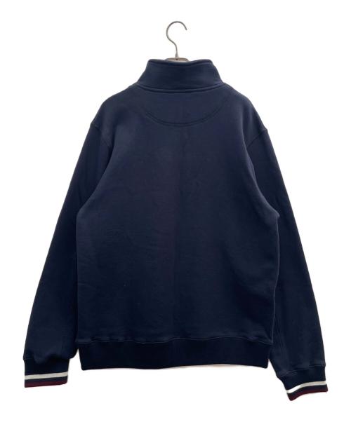 stussy（ステューシー）stussy (ステューシー) ハーフジップスウェット ネイビー サイズ:Lの古着・服飾アイテム