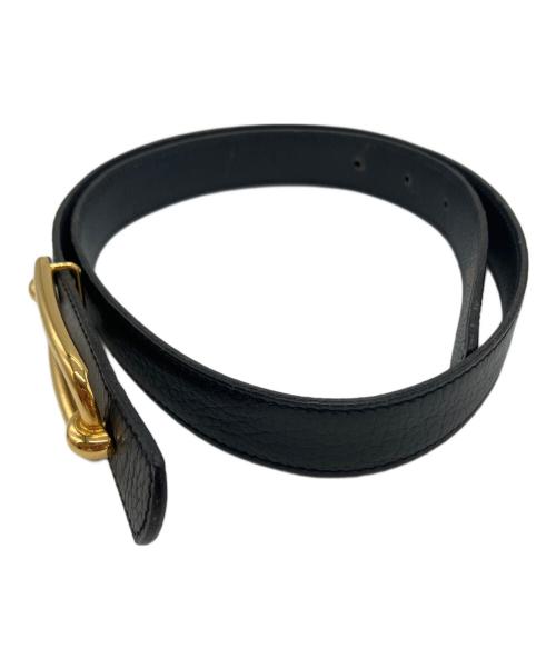 HERMES（エルメス）HERMES (エルメス) レザーベルト ブラックの古着・服飾アイテム