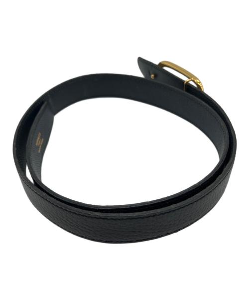 HERMES（エルメス）HERMES (エルメス) レザーベルト ブラックの古着・服飾アイテム