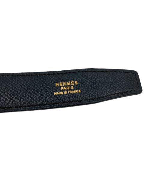 HERMES（エルメス）HERMES (エルメス) レザーベルト ブラックの古着・服飾アイテム