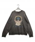 SAINT MICHAELセントマイケル）の古着「CRW SWT FACE　スウェット」｜グレー