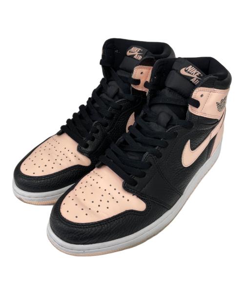 NIKE（ナイキ）NIKE (ナイキ) AIR JORDAN 1 RETRO HIGH OG(エア ジョーダン 1 レトロ ハイ オージー) ブラック×ピンク サイズ:30の古着・服飾アイテム