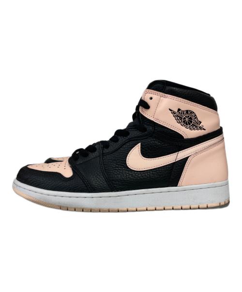 NIKE（ナイキ）NIKE (ナイキ) AIR JORDAN 1 RETRO HIGH OG(エア ジョーダン 1 レトロ ハイ オージー) ブラック×ピンク サイズ:30の古着・服飾アイテム