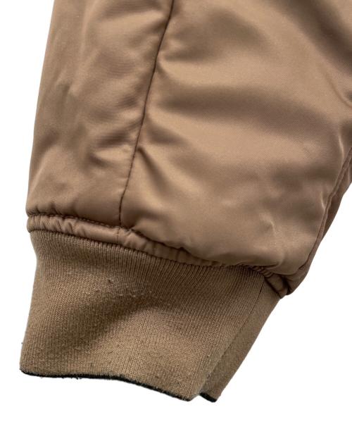 Calvin Klein Jeans（カルバンクラインジーンズ）Calvin Klein Jeans (カルバンクラインジーンズ) リバーシブル ボンバージャケット ブラック×ブラウン サイズ:Sの古着・服飾アイテム