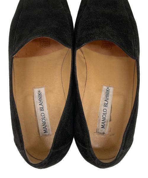 Manolo Blahnik（マノロブラニク）Manolo Blahnik (マノロブラニク) ベネチアンローファー ブラック サイズ:SIZE ６の古着・服飾アイテム