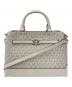 MICHAEL KORS（マイケルコース）の古着「Reed Large Signature Logo Satchel（リード ラージ シグネチャー ロゴ サッチェル）」