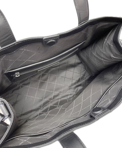 MICHAEL KORS（マイケル・コース）MICHAEL KORS (マイケルコース) TOKYO COOPER ストラクチャー トート ウィズ ストラップ ブラックの古着・服飾アイテム