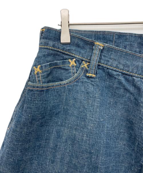 EVISU（エヴィス）EVISU (エヴィス) デニムハーフパンツ インディゴ サイズ:34の古着・服飾アイテム