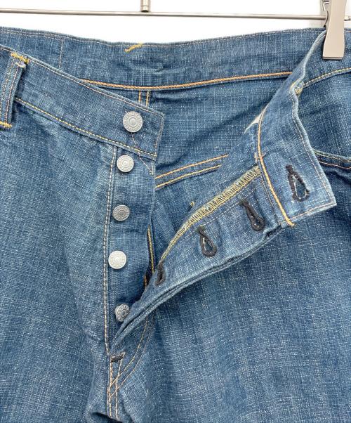 EVISU（エヴィス）EVISU (エヴィス) デニムハーフパンツ インディゴ サイズ:34の古着・服飾アイテム