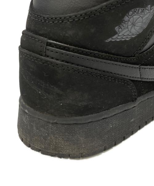 NIKE（ナイキ）NIKE (ナイキ) AIR JORDAN 1 MID (GS)(エア ジョーダン 1 ミッド GS) ブラック サイズ:24の古着・服飾アイテム