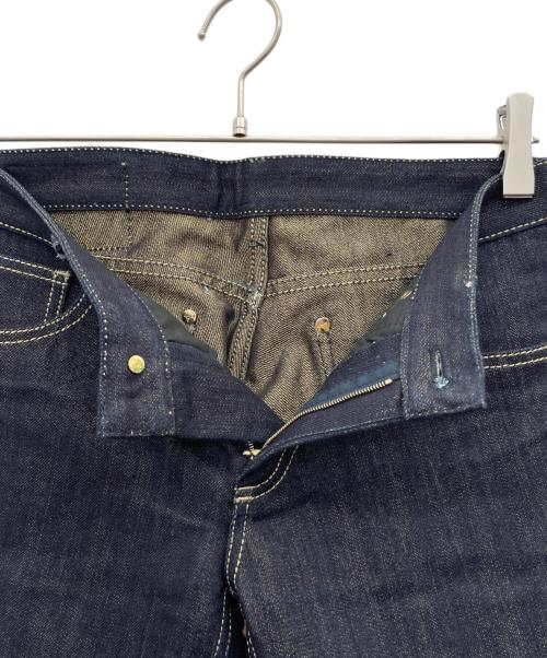 LOUIS VUITTON（ルイ ヴィトン）LOUIS VUITTON (ルイ ヴィトン) デニムパンツ ネイビー×ゴールド サイズ:38の古着・服飾アイテム