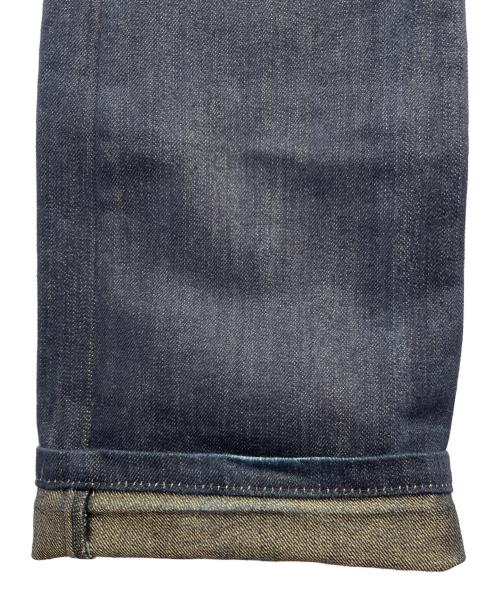 LOUIS VUITTON（ルイ ヴィトン）LOUIS VUITTON (ルイ ヴィトン) デニムパンツ ネイビー×ゴールド サイズ:38の古着・服飾アイテム