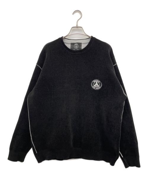 Paris Saint-Germain（パリサンジェルマン）Paris Saint-Germain (パリサンジェルマン) ニット ブラック サイズ:Ｌの古着・服飾アイテム