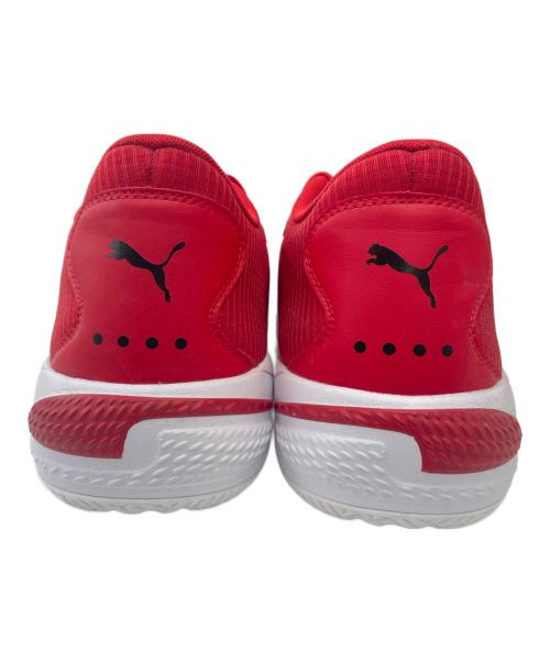 PUMA（プーマ）PUMA (プーマ) ローカットスニーカー レッド×ホワイト サイズ:27の古着・服飾アイテム