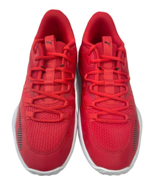 PUMA（プーマ）PUMA (プーマ) ローカットスニーカー レッド×ホワイト サイズ:27の古着・服飾アイテム