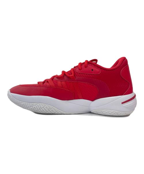 PUMA（プーマ）PUMA (プーマ) ローカットスニーカー レッド×ホワイト サイズ:27の古着・服飾アイテム