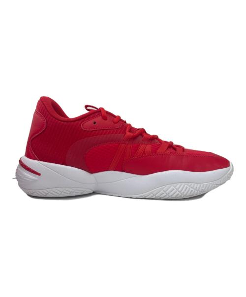 PUMA（プーマ）PUMA (プーマ) ローカットスニーカー レッド×ホワイト サイズ:27の古着・服飾アイテム