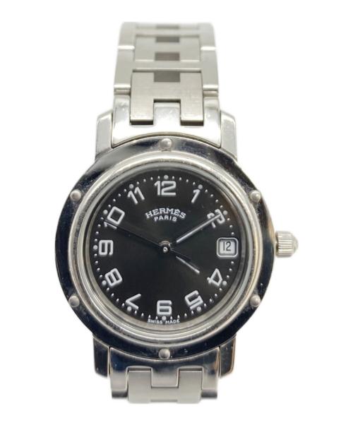 HERMES（エルメス）HERMES (エルメス) 腕時計 ブラックの古着・服飾アイテム