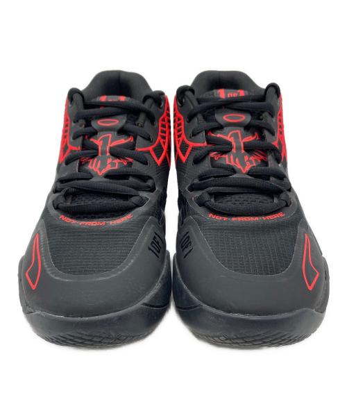 PUMA（プーマ）PUMA (プーマ) バスケットボールシューズ ブラック×オレンジ サイズ:27.5㎝の古着・服飾アイテム