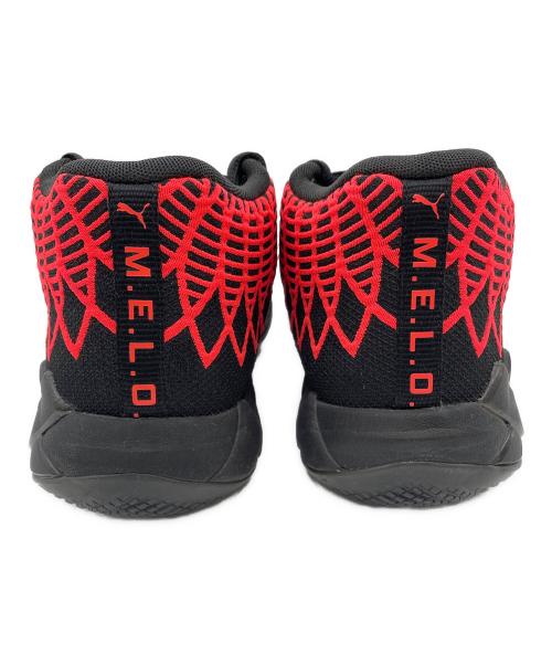 PUMA（プーマ）PUMA (プーマ) バスケットボールシューズ ブラック×オレンジ サイズ:27.5㎝の古着・服飾アイテム