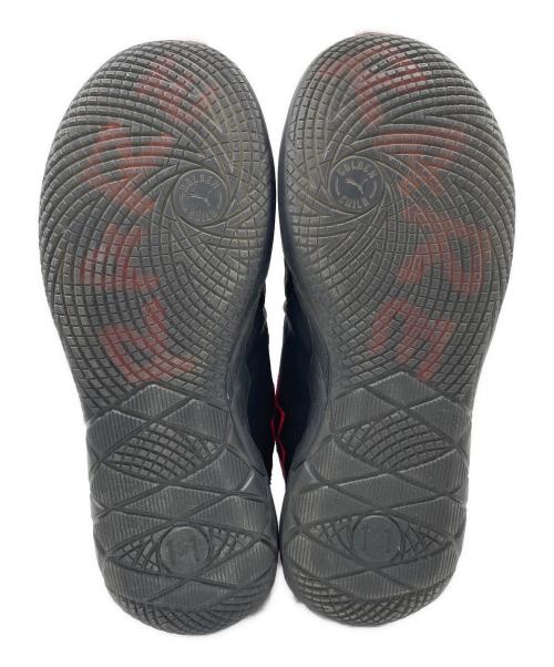 PUMA（プーマ）PUMA (プーマ) バスケットボールシューズ ブラック×オレンジ サイズ:27.5㎝の古着・服飾アイテム