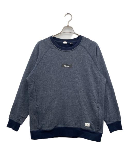 NANGA（ナンガ）NANGA (ナンガ) ECO HYBRID SWEAT SHIRT（エコハイブリッドスウェット） ネイビー サイズ:Ｌの古着・服飾アイテム