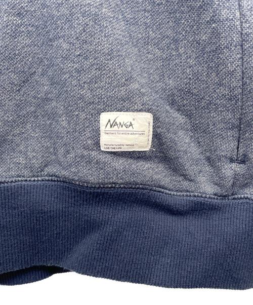 NANGA（ナンガ）NANGA (ナンガ) ECO HYBRID SWEAT SHIRT（エコハイブリッドスウェット） ネイビー サイズ:Ｌの古着・服飾アイテム