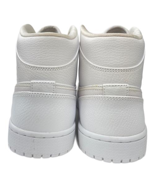 NIKE（ナイキ）NIKE (ナイキ) AIR JORDAN 1 MID（エア ジョーダン 1 ミッド） ホワイト サイズ:29の古着・服飾アイテム