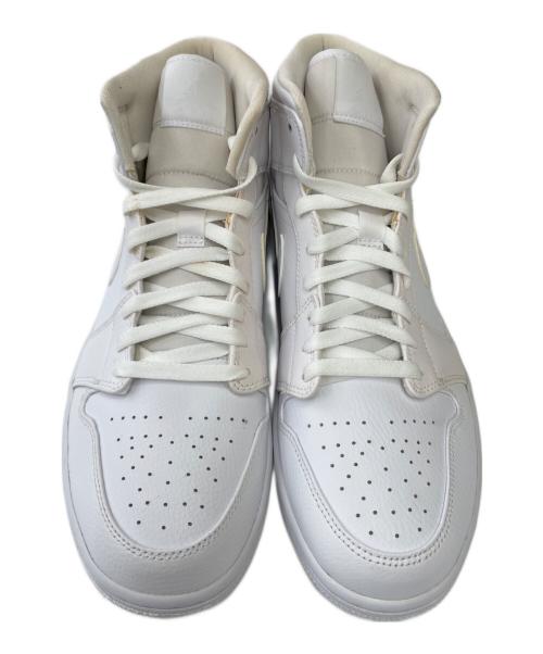 NIKE（ナイキ）NIKE (ナイキ) AIR JORDAN 1 MID（エア ジョーダン 1 ミッド） ホワイト サイズ:29の古着・服飾アイテム