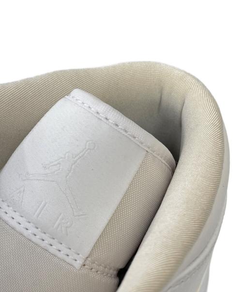 NIKE（ナイキ）NIKE (ナイキ) AIR JORDAN 1 MID（エア ジョーダン 1 ミッド） ホワイト サイズ:29の古着・服飾アイテム